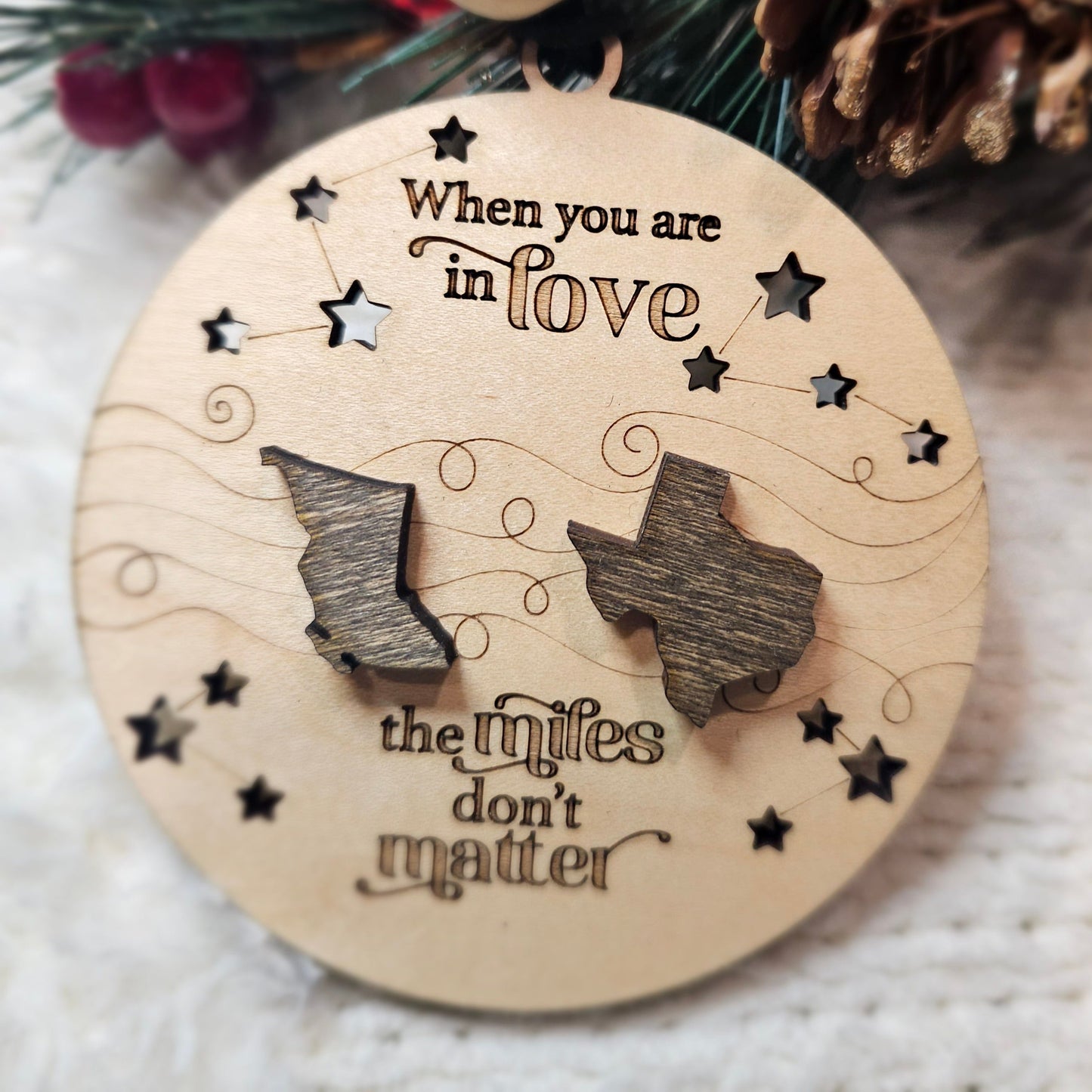 "The Miles Don’t Matter" Ornament