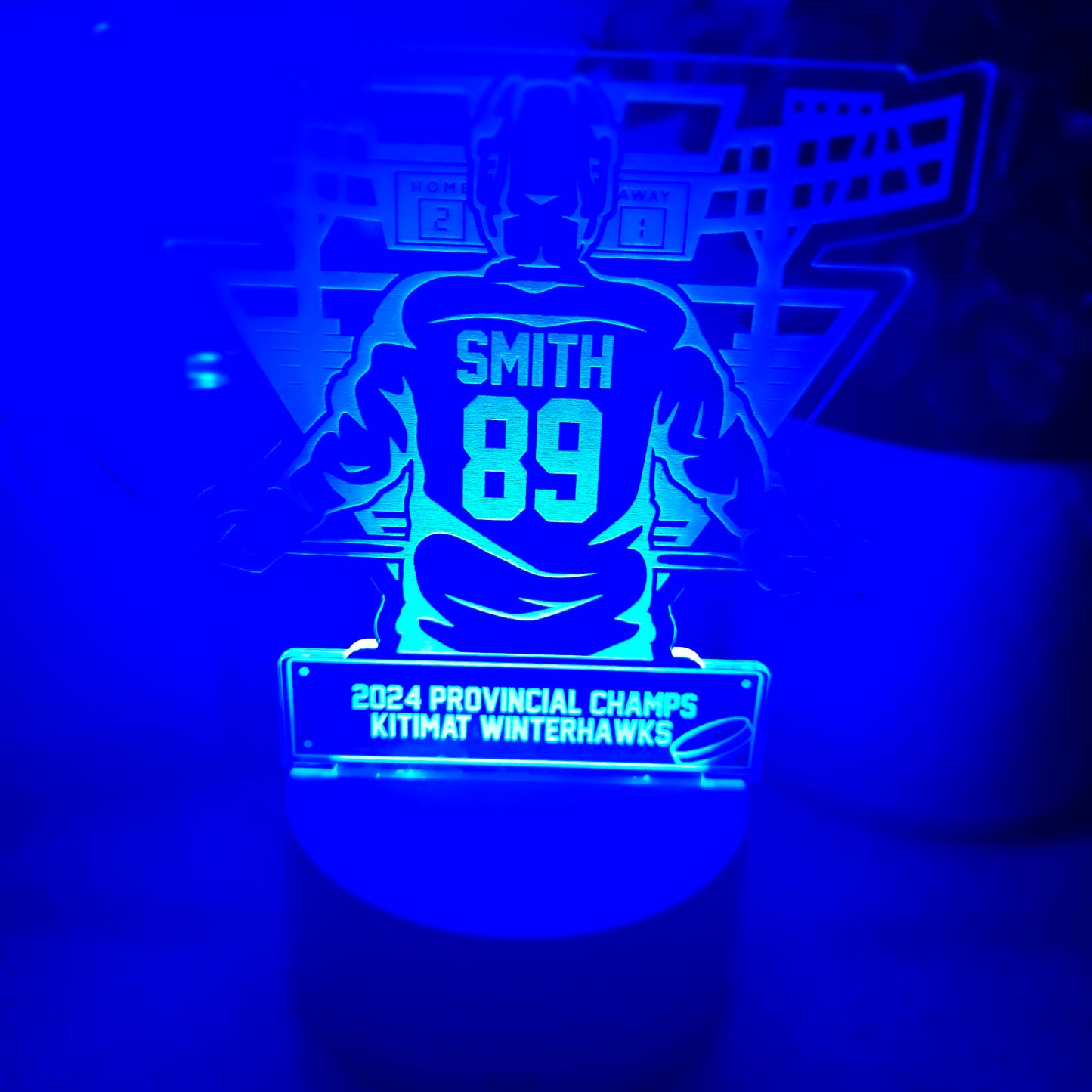 Kitimat Winterhawks Provincial Champs LED Light