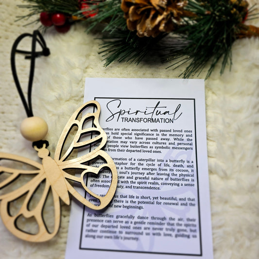 Hope, Resilence & Change: Spiritual Transformation Butterfly Ornament